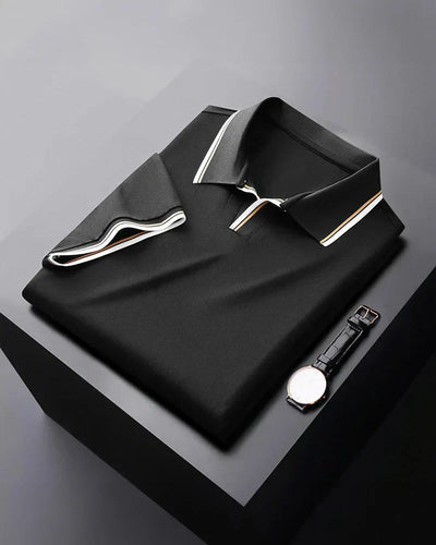 Vincenzo Prestige Silk Polo Shirt
