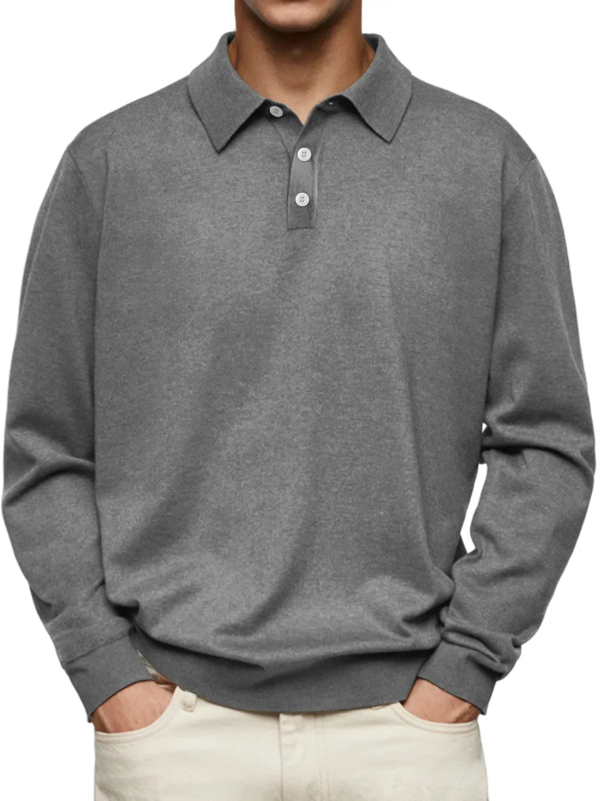John | Long Sleeve Casual Polo