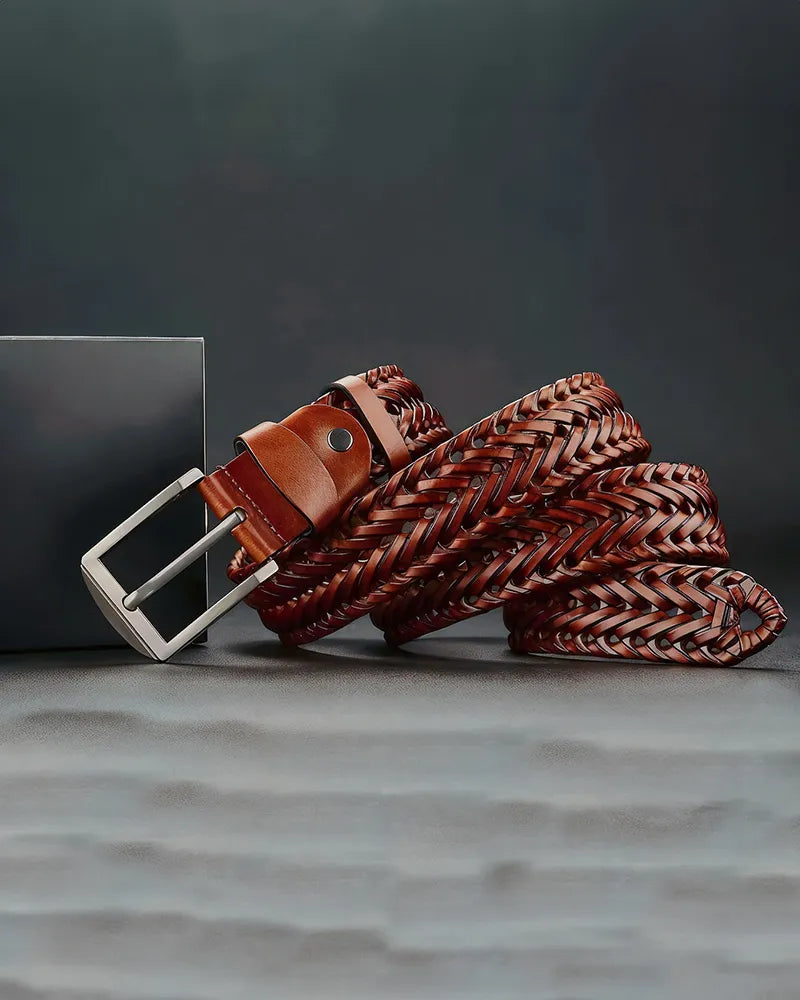Braided Cowhide Belt