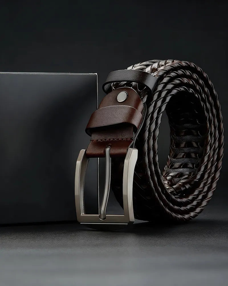 Braided Cowhide Belt