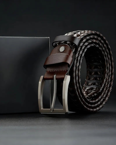 Braided Cowhide Belt