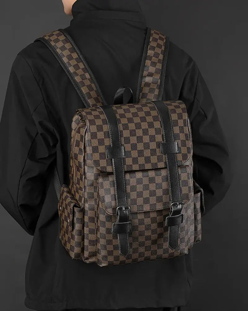 Damier Checkered Backpack