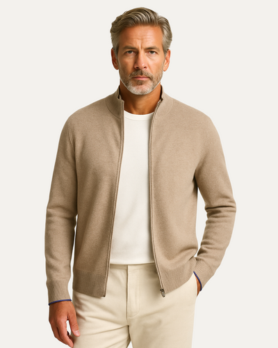 Cashmere Zip Jacket
