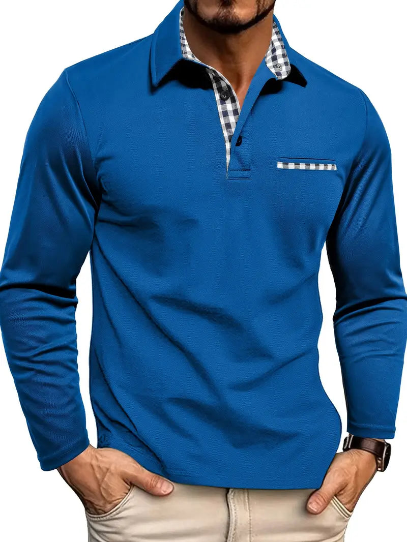 Vince | Polo Shirt with Long Sleeves